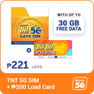 TNT 5G SIM Bundle (2 x P100 Load Card)